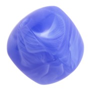 Bleu Royal - Perle irregolari a forma di cubo 16x17 mm - Acrilico opaco - Blu reale marmorizzato x10 Perle irregolari a forma di cubo 16x17 mm - Acrilico opaco - Blu reale marmorizzato x10