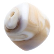 Beige - Perle cubiche irregolari 16x17 mm - Acrilico opaco - Beige marmorizzato - marrone x10 Perle cubiche irregolari 16x17 mm - Acrilico opaco - Beige marmorizzato - marrone x10