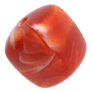 terracotta - Perle cubiche irregolari 16x17 mm - Acrilico opaco - Terracotta marmorizzata x10 Perle cubiche irregolari 16x17 mm - Acrilico opaco - Terracotta marmorizzata x10