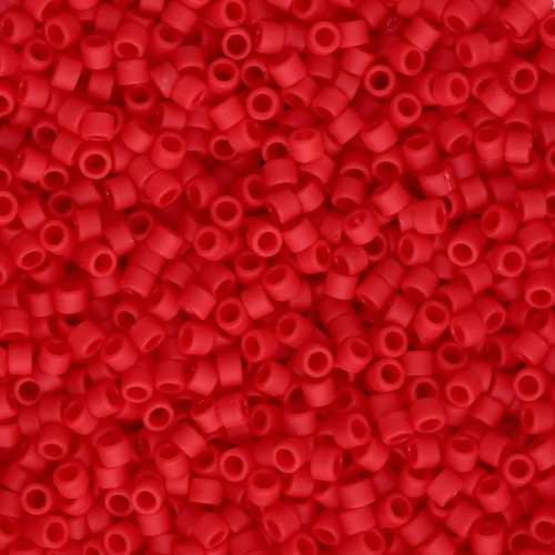 Toho Aiko 11/0 1,6 mm TA0145F - Rosso pepe smerigliato opaco x4g