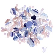 Lavender - Assortimento di Perle di Boemia - Lavanda x50g Assortimento di Perle di Boemia - Lavanda x50g