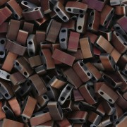 Perline Miyuki Half Tila 5x2.3x1.9mm HTL-55111 - Nero Valentinite Full Mat x10g