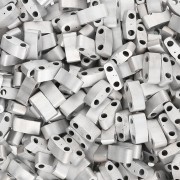 Perline Miyuki Half Tila 5x2.3x1.9mm HTL-55114 - Black Labrador Full Mat x10g