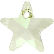 Ciondolo stella PureCrystal 6715 14 mm - Cristallo verde luminoso x1