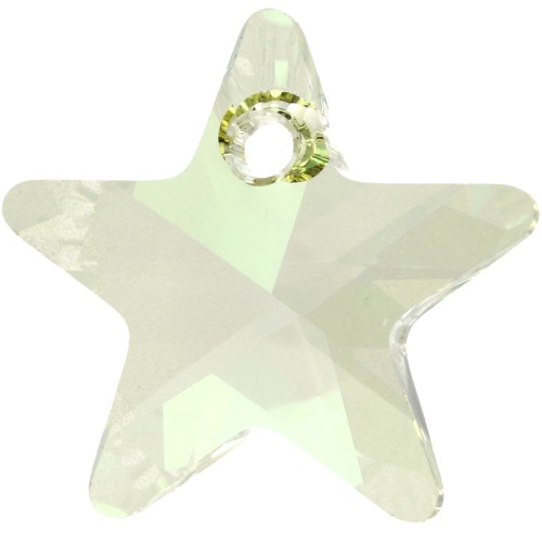 Ciondolo stella PureCrystal 6715 14 mm - Cristallo verde luminoso x1