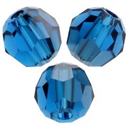 PureCrystal 5000 perline rotonde da 4 mm - Capri Blue Satin x20