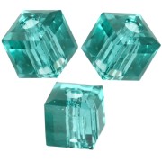 Cubo - Cubo PureCrystal 5601 8 mm - Verde Caraibi reinventato x1 Cubo PureCrystal 5601 8 mm - Verde Caraibi reinventato x1