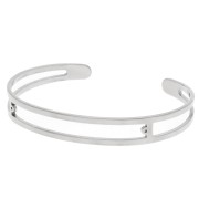 Bracciale 9x155 mm per perline da 4 mm - acciaio inox 316L x1