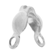 Coperchio del nodo da 4 mm con anelli chiusi - acciaio inox 316L x4