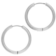 Cerchio rotondo da 23 mm - filo da 2,5 mm - acciaio inossidabile 316L x2