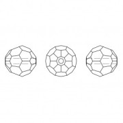 Swarovski 5000 4 mm perline rotonde - Cristallo metallizzato oro chiaro x20