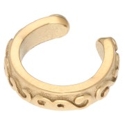 Demi-anneau - Bracciale per orecchio - Bague d'oreille a rilievo 12 mm Acier inoxydable 304 Doré x1 Bracciale per orecchio - Bague d'oreille a rilievo 12 mm Acier inoxydable 304 Doré x1