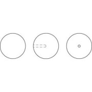 Perla Swarovski semiperforata 5818 4 mm - Cristallo Vintage Rose Pearl x1