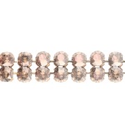 PureCrystal Crystal Mesh 40001 2 file 5,3 mm - Crystal Bronze - Dorato x 5 cm