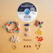 I miei gioielli fai da te - Kit di braccialetti di perle di ceramica colorate