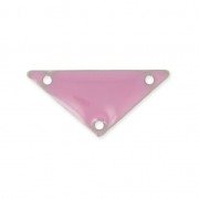 Triangolo - Distanziatori di metallotriangolare 3 fori resina eposs. 20 mm Rosa x5 Distanziatori di metallotriangolare 3 fori resina eposs. 20 mm Rosa x5