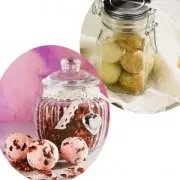 Fiori di lavanda essiccati per sapone x4g