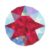 Light Siam - Cabochon PureCrystal 1088 8 mm Light Siam Shimmer x1 Cabochon PureCrystal 1088 8 mm Light Siam Shimmer x1