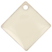 Losanga - Losanghe/quadrati in metallo e resina epossidica 16x16 mm Crema x 8 Losanghe/quadrati in metallo e resina epossidica 16x16 mm Crema x 8