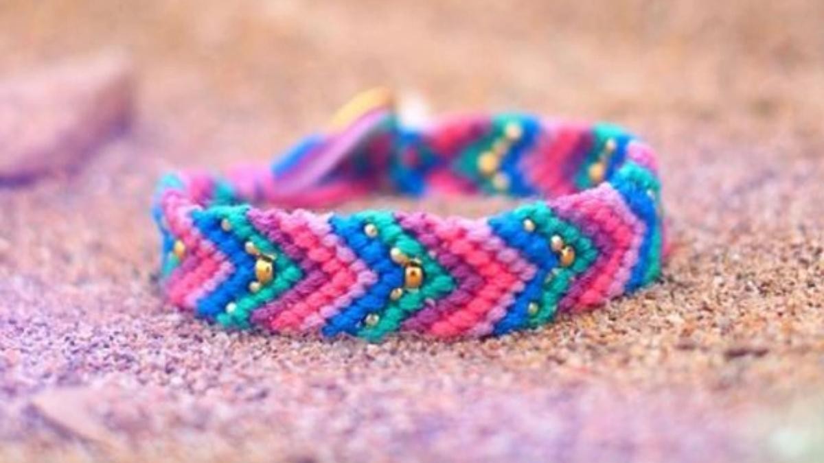 Schema braccialetto di perline a spina di pesce brasiliano Schema braccialetto di perline a spina di pesce brasiliano