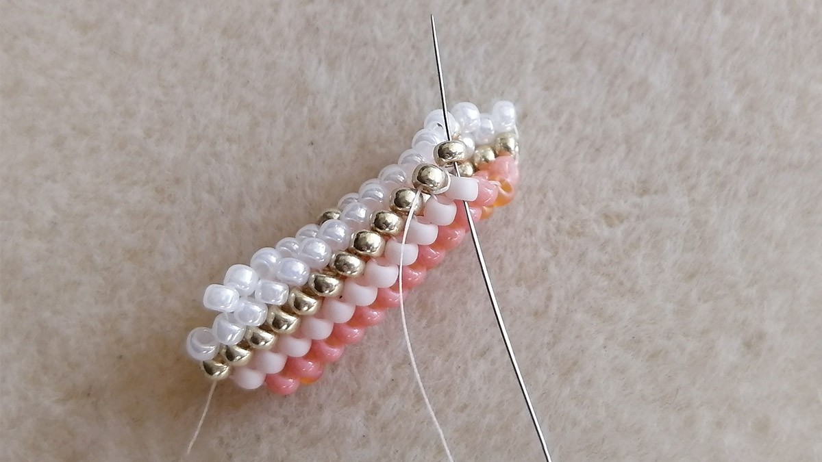 Imparare la tecnica di tessitura Peytwist : Tappa 4 Imparare la tecnica di tessitura Peytwist : Tappa 4