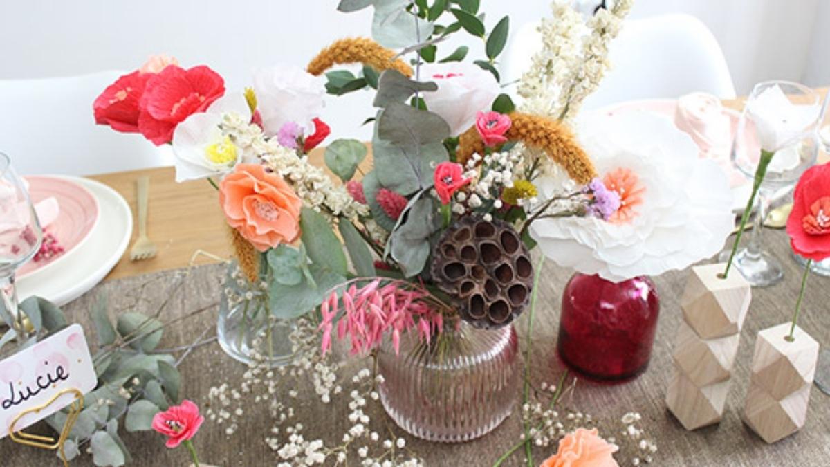 faire des fleurs en papier crépon