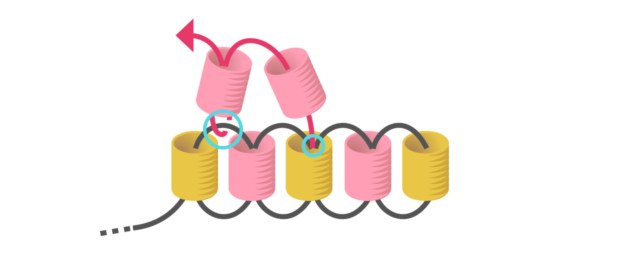 diminution en brick stitch