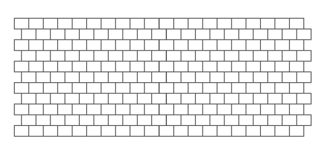 Vue générale d'un tissage en Brick Stitch