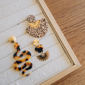 présentoir à boucles d'oreilles