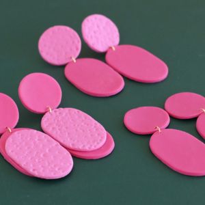 Boucles d'oreilles en pâte fimo pour débutant