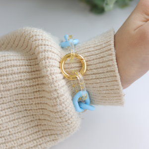 DIY bracelet maillon résine époxy