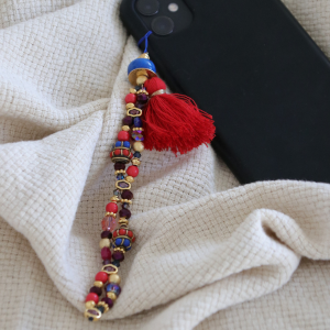 bijou de téléphone perles et cristal