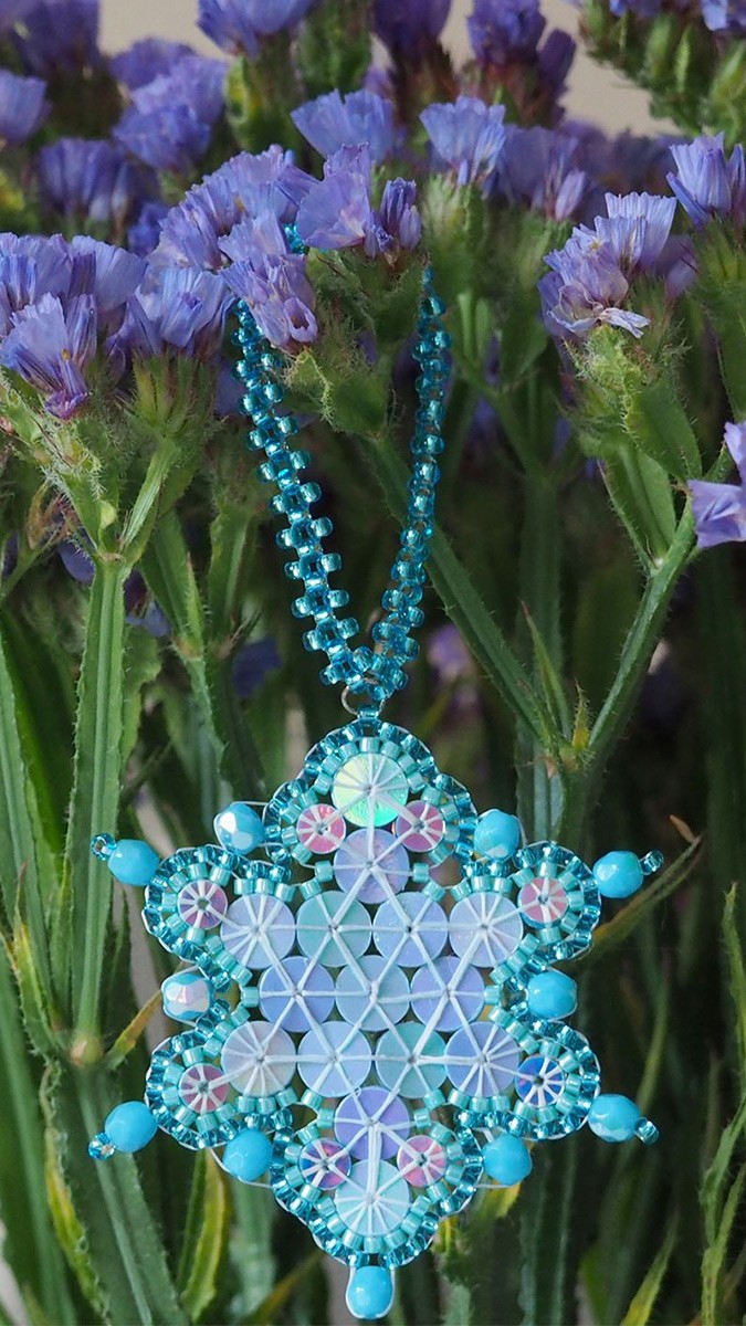 Schema Decorazione natalizia fai da te con fiocchi di neve e glitter di Lunéville Schema Decorazione natalizia fai da te con fiocchi di neve e glitter di Lunéville