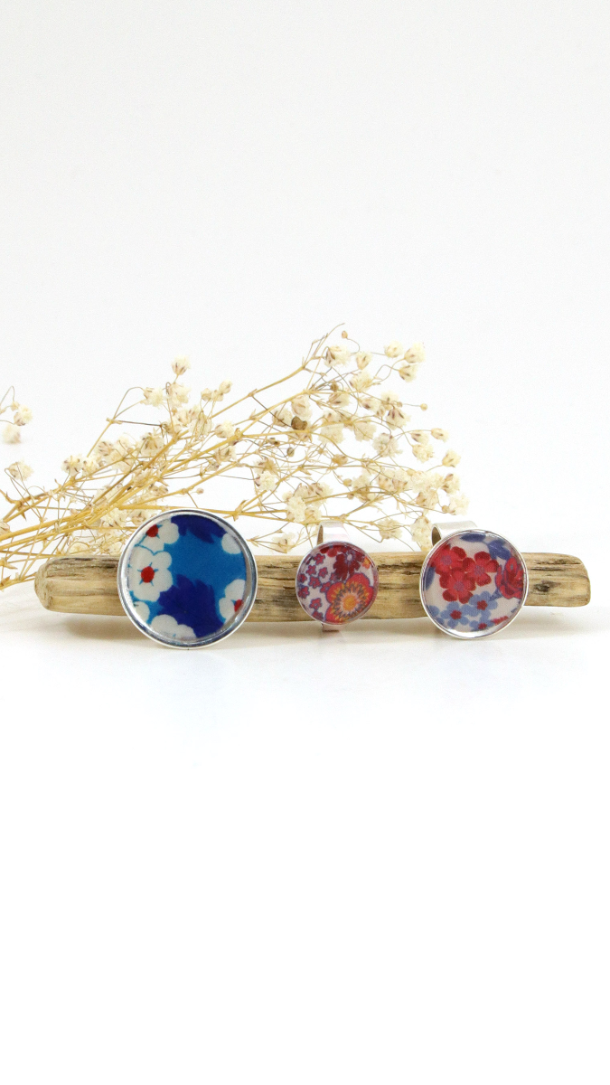 Schema Anelli in resina e tessuto Schema Anelli in resina e tessuto