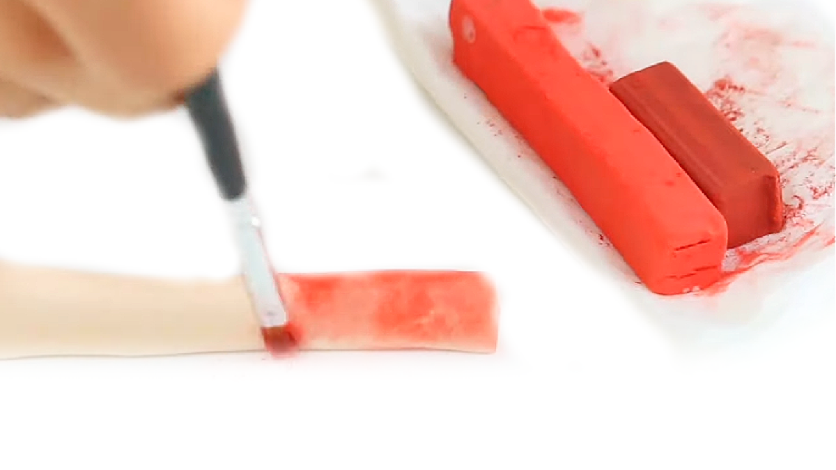 Bracciale misto di pesca e perline in argilla polimerica : Tappa 3 Bracciale misto di pesca e perline in argilla polimerica : Tappa 3