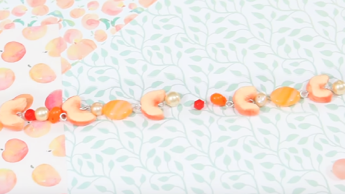 Bracciale misto di pesca e perline in argilla polimerica : Tappa 10 Bracciale misto di pesca e perline in argilla polimerica : Tappa 10