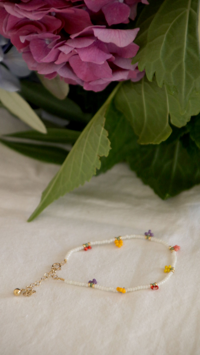 Schema Bracciale di frutta fai da te con perline di semi Schema Bracciale di frutta fai da te con perline di semi