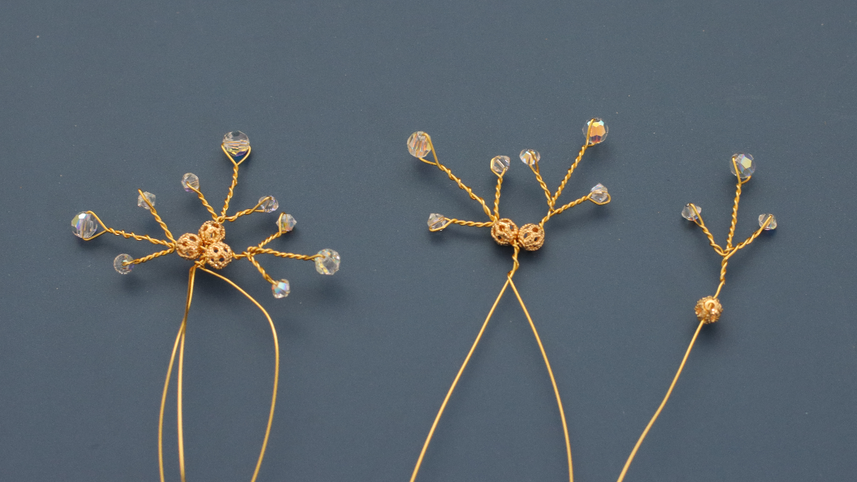 Fiocco di neve fai da te fatto di perline di cristallo e filo : Tappa 6 Fiocco di neve fai da te fatto di perline di cristallo e filo : Tappa 6