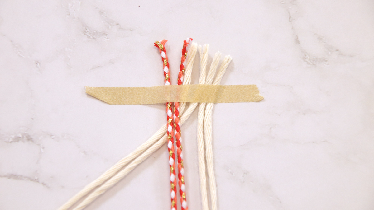 DIY Easy Deco Christmas Wreath Rope Bookmark : Tappa 2 DIY Easy Deco Christmas Wreath Rope Bookmark : Tappa 2