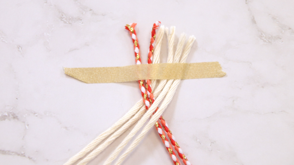 DIY Easy Deco Christmas Wreath Rope Bookmark : Tappa 3 DIY Easy Deco Christmas Wreath Rope Bookmark : Tappa 3
