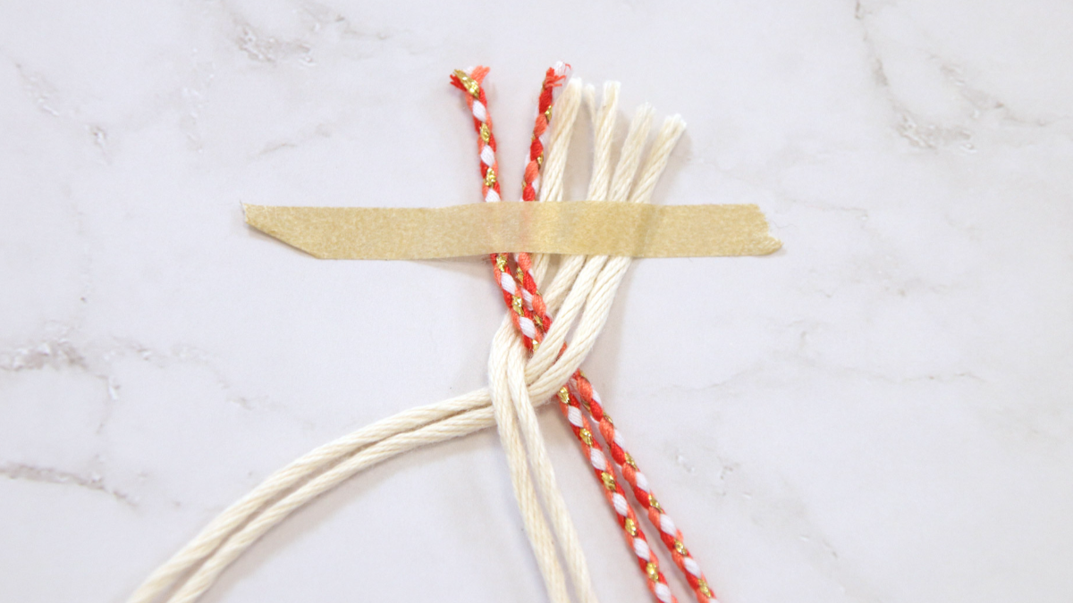 DIY Easy Deco Christmas Wreath Rope Bookmark : Tappa 4 DIY Easy Deco Christmas Wreath Rope Bookmark : Tappa 4