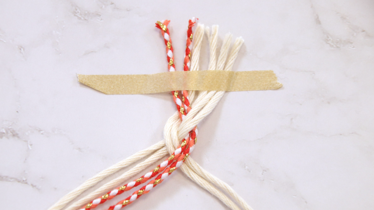 DIY Easy Deco Christmas Wreath Rope Bookmark : Tappa 5 DIY Easy Deco Christmas Wreath Rope Bookmark : Tappa 5