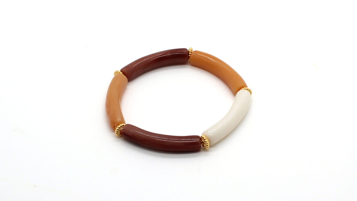 Schema Bracciale di perline curve in argilla polimerica Schema Bracciale di perline curve in argilla polimerica