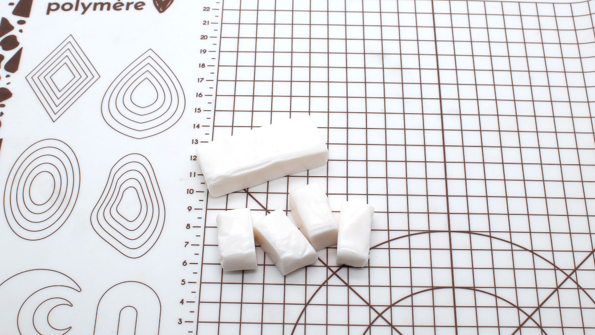 Bracciale di perline curve in argilla polimerica : Tappa 1 Bracciale di perline curve in argilla polimerica : Tappa 1