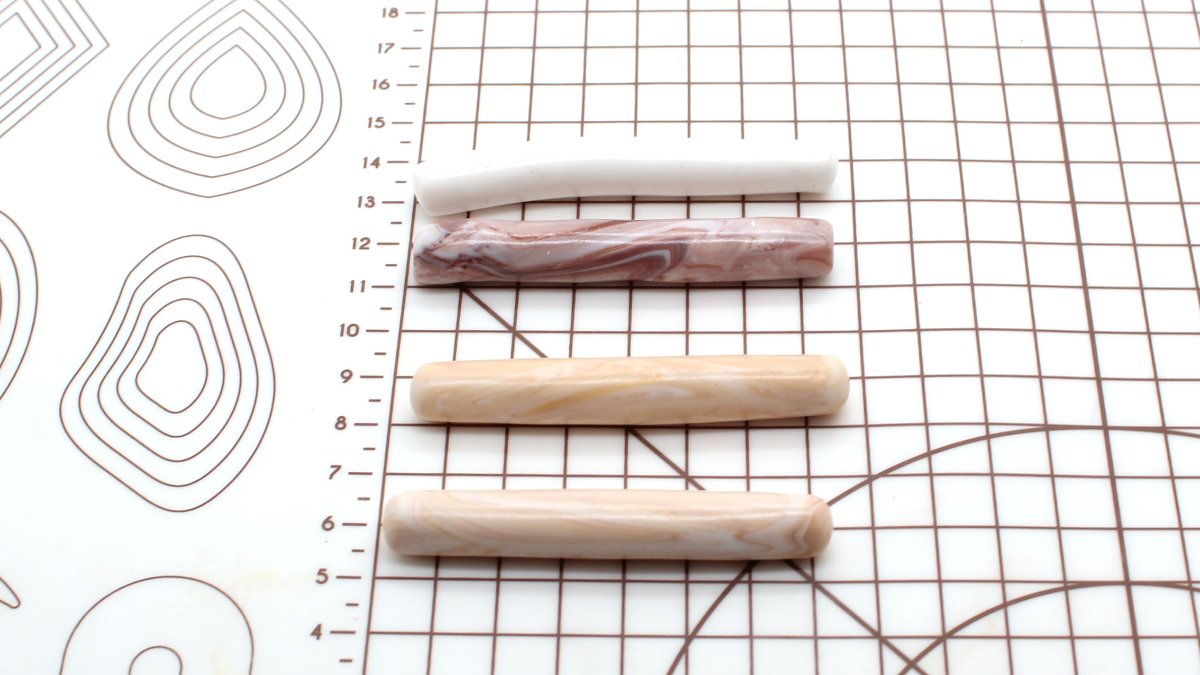 Bracciale di perline curve in argilla polimerica : Tappa 3 Bracciale di perline curve in argilla polimerica : Tappa 3