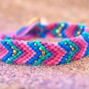 Schema braccialetto di perline a spina di pesce brasiliano Schema braccialetto di perline a spina di pesce brasiliano