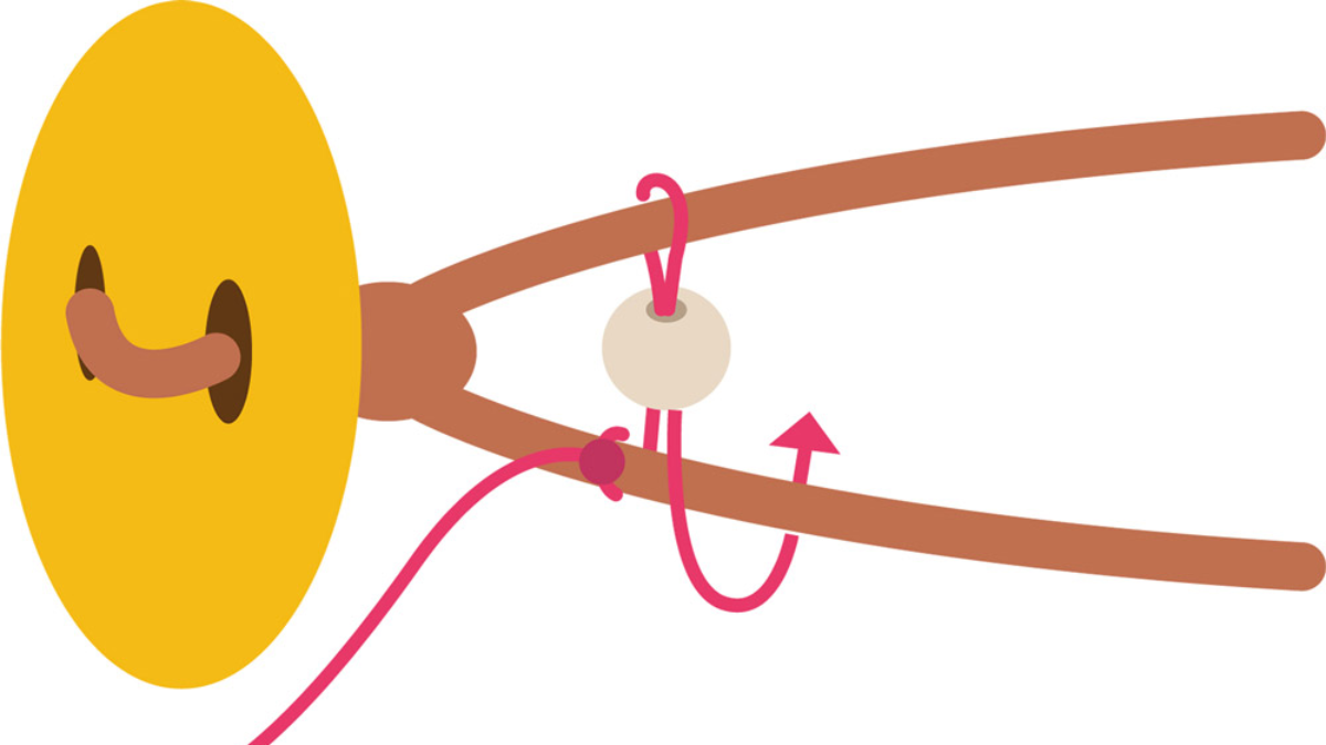 Bracciale Tuto 2 giri o collegamento telefonico : Tappa 3 Bracciale Tuto 2 giri o collegamento telefonico : Tappa 3