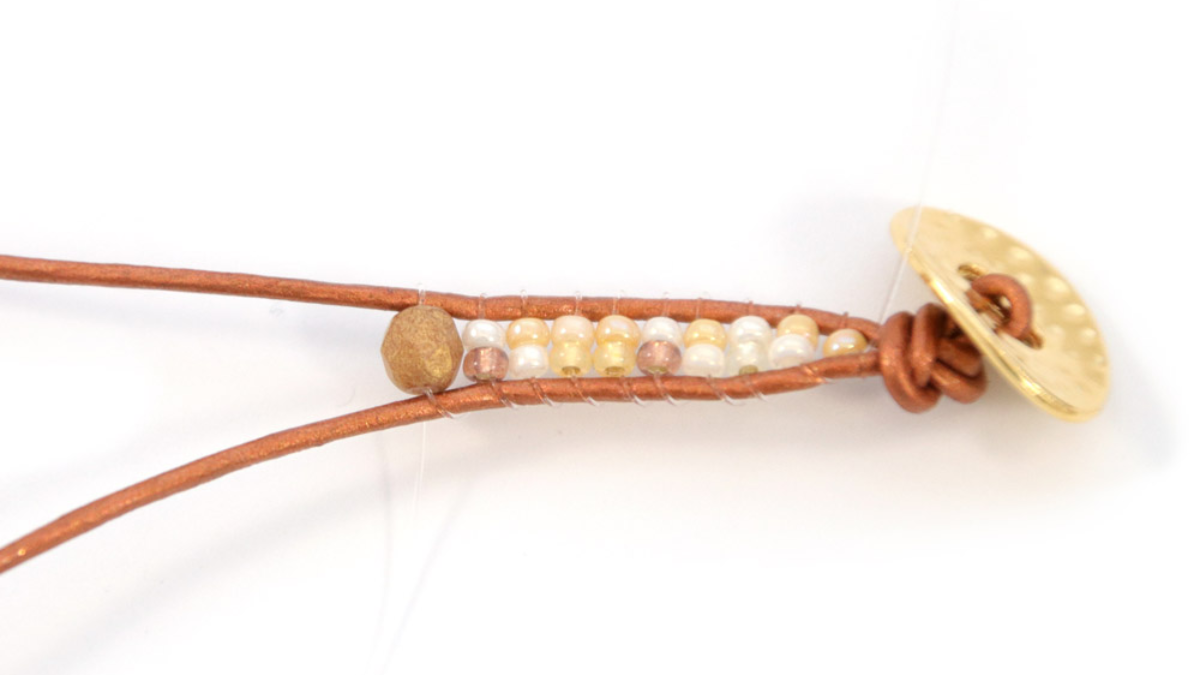 Bracciale Tuto 2 giri o collegamento telefonico : Tappa 5 Bracciale Tuto 2 giri o collegamento telefonico : Tappa 5