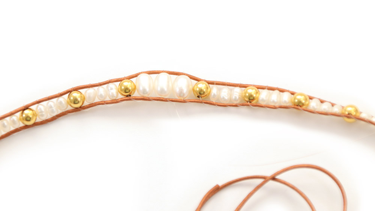 Bracciale Tuto 2 giri o collegamento telefonico : Tappa 7 Bracciale Tuto 2 giri o collegamento telefonico : Tappa 7