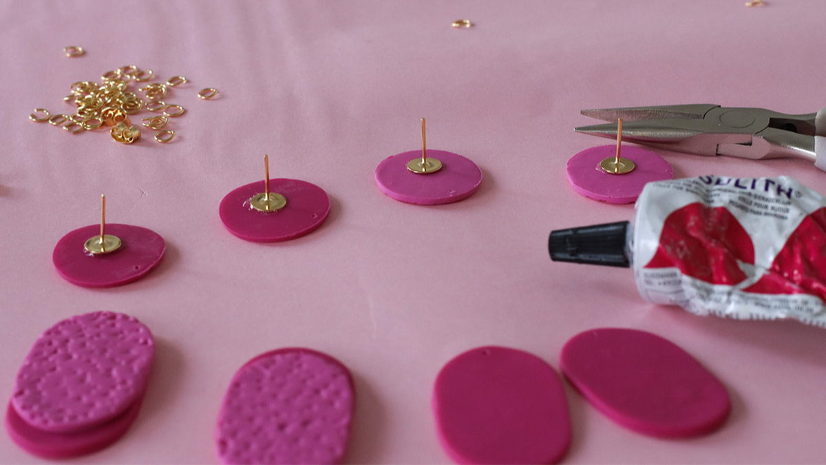 Orecchini in fimo per principianti : Tappa 9 Orecchini in fimo per principianti : Tappa 9